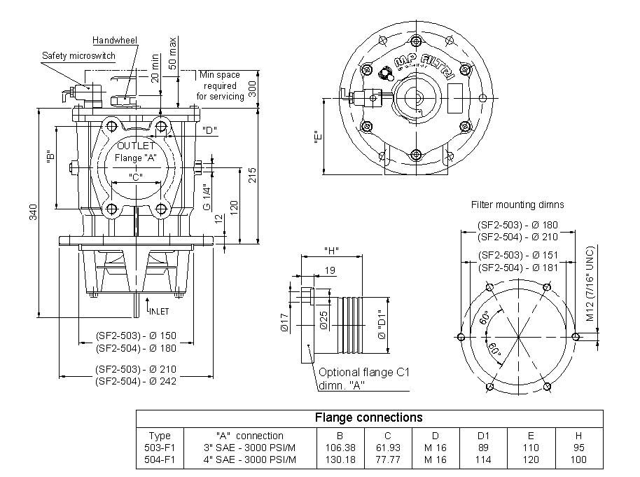 SF2-500SeriesDimensions